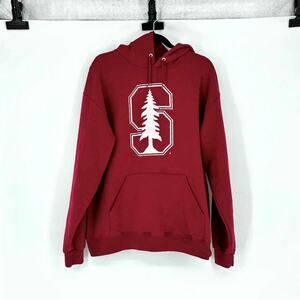 The Victory Cranberry Red Stanford Cardinals Hooded Sweatshirt - Size L